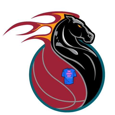 Detroit Pistons DTF Transfer - Horse