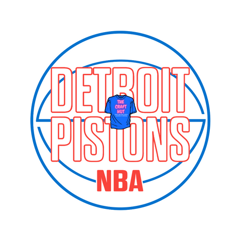 Detroit Pistons DTF Transfer - Basketball
