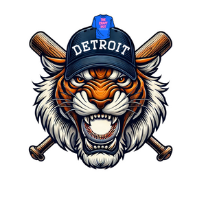 Tigers DTF Transfer - Tiger W/ Bats
