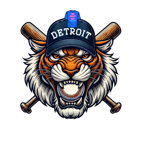Tigers DTF Transfer - Tiger W/ Bats