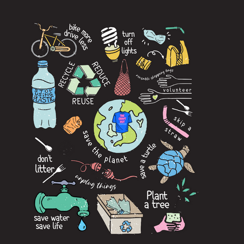 Earth Day - Spring DTF Transfer - Save The Planet Graphic