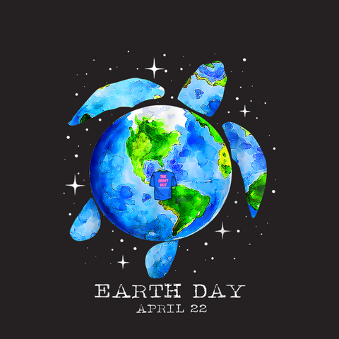 Earth Day - Spring DTF Transfer - Turtle Earth Day