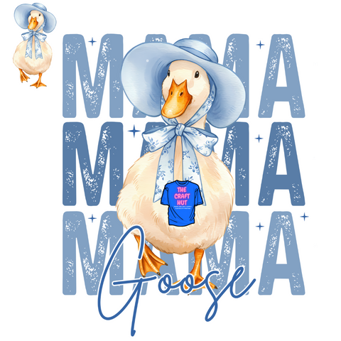Mothers Day DTF Transfer - Mama Goose (Pocket and Back)