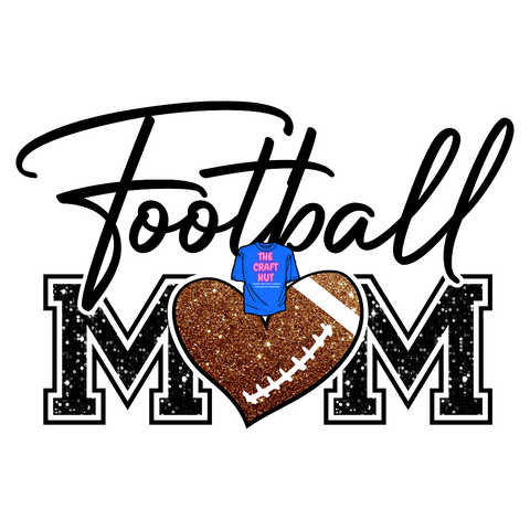 Mothers Day DTF Transfer - Football Mom