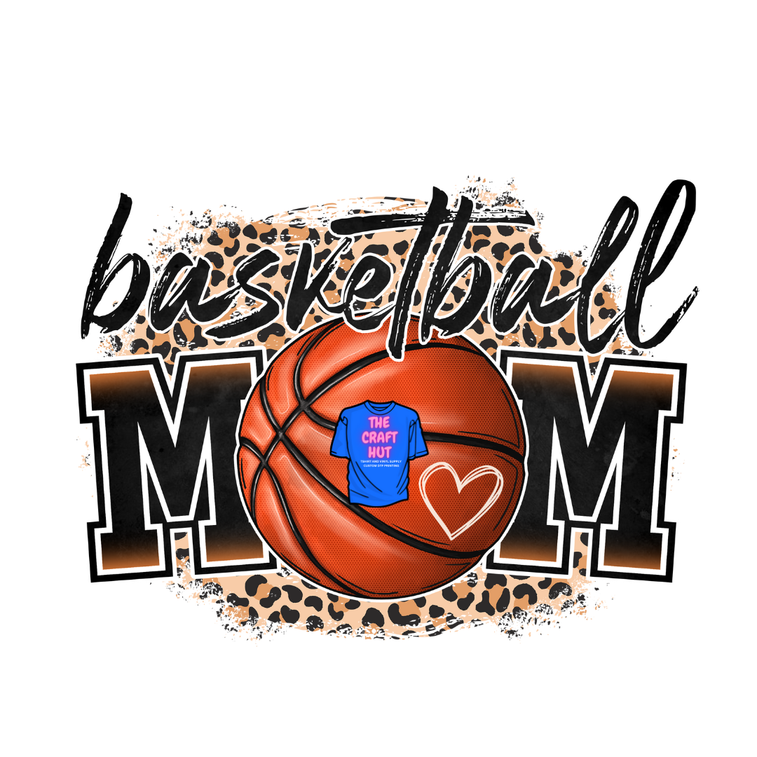 Mothers Day DTF Transfer - Basketball Mom