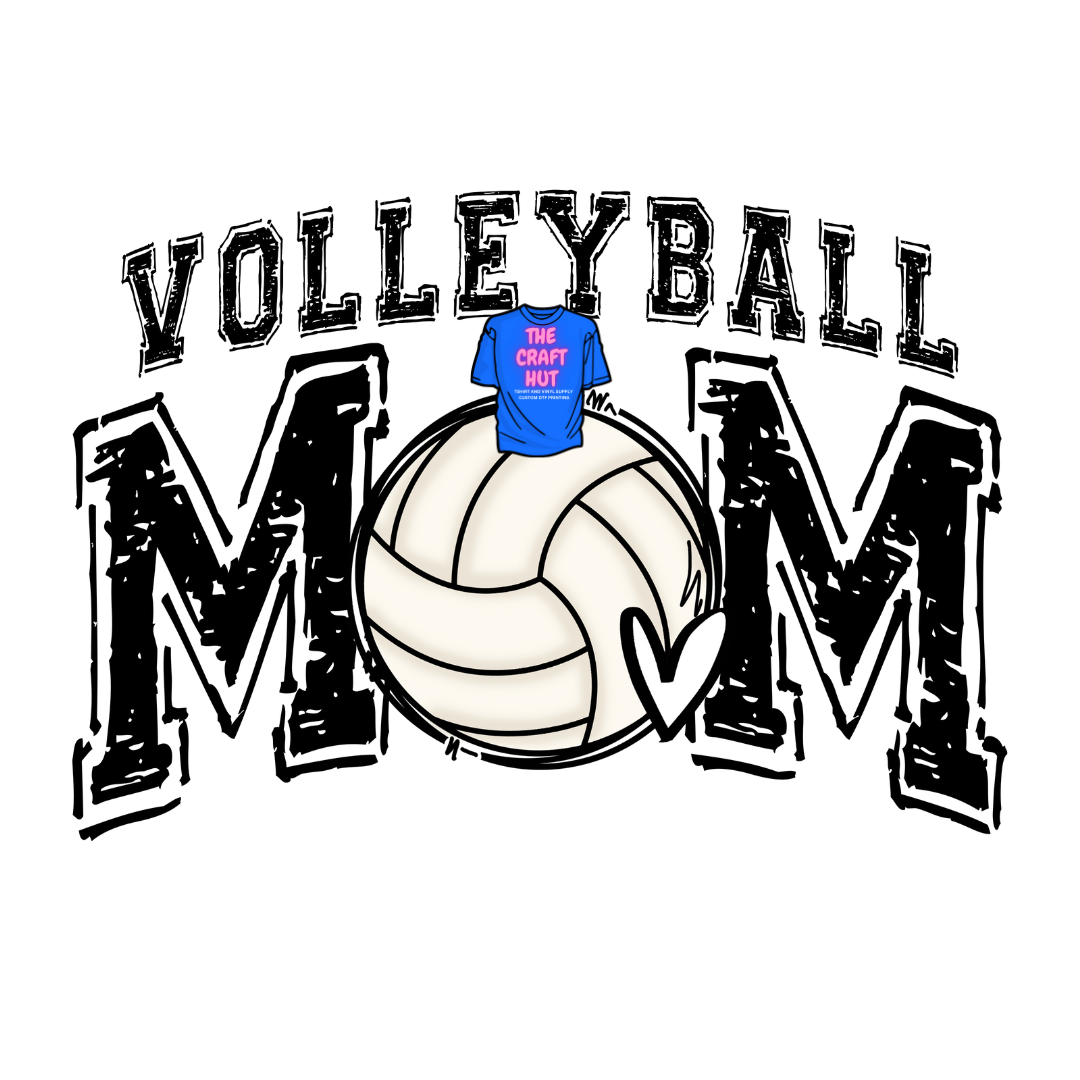 Mothers Day DTF Transfer - Volleyball Mom