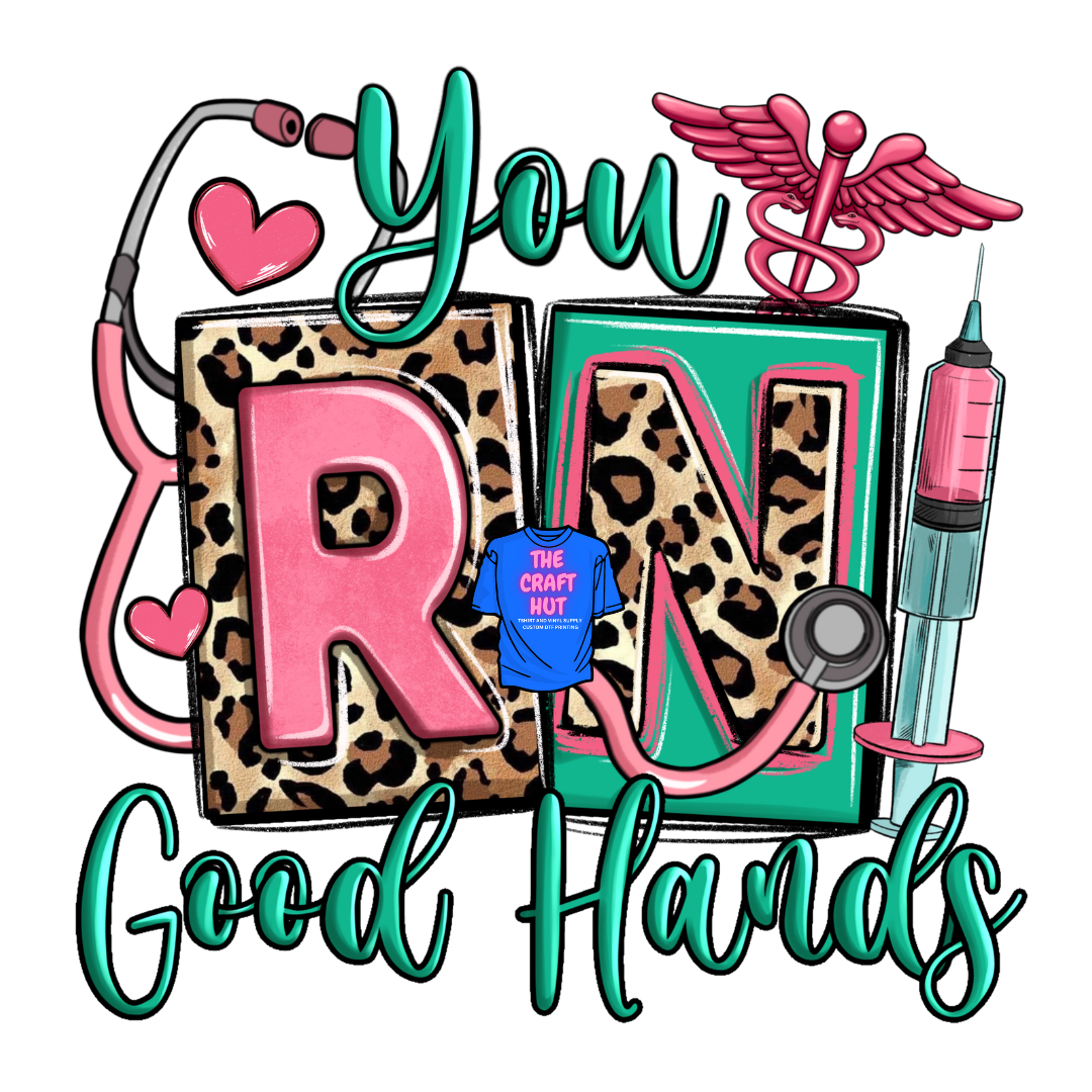 DECAL-You RN Good Hands