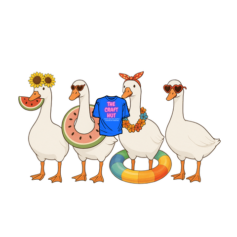 Summer DTF Transfer - Summer Silly Goose