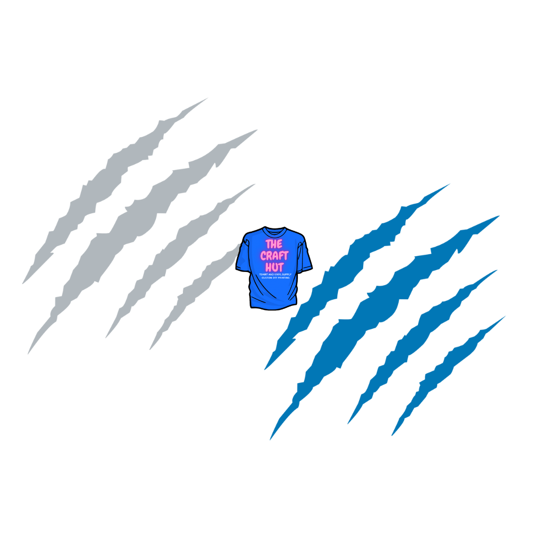 Detroit Lions DTF Transfer - Lion Scratch (Pocket Size)