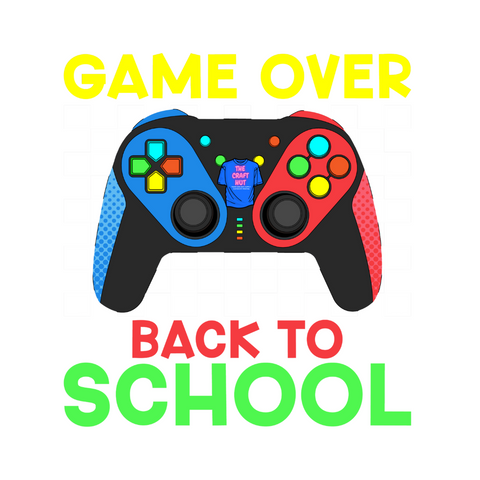 Teacher DTF Transfer - Back To School - Game Over