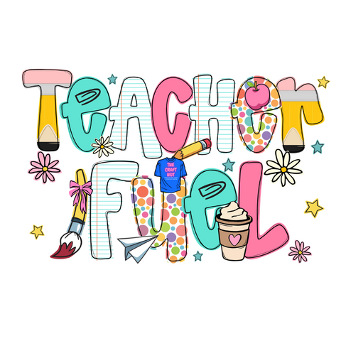 Teacher DTF Transfer - Back To School-