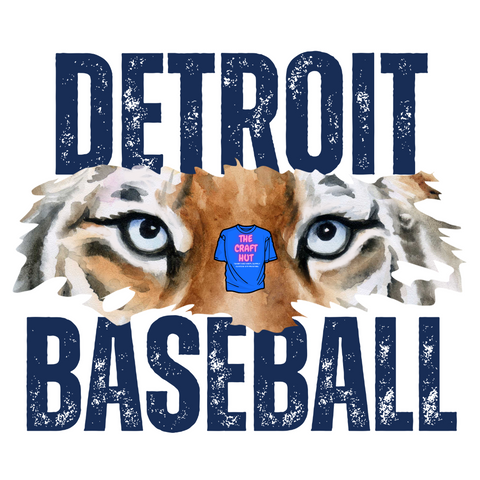 Tigers DTF Transfer - Detroit Tiger Eyes