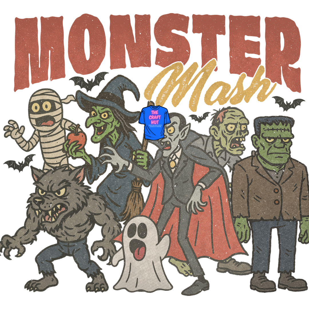 Halloween/Fall DTF Transfer - Monster Mash
