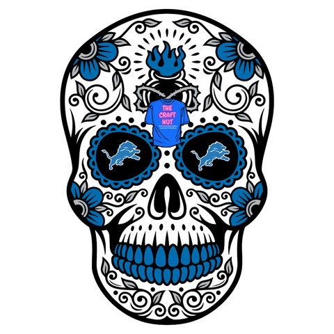 Lions DTF Transfer - Sugar Skull Lions