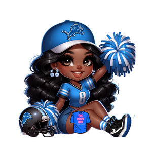 Lions DTF Transfer - Cheerleader 4