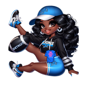 Lions DTF Transfer - Cheerleader 3