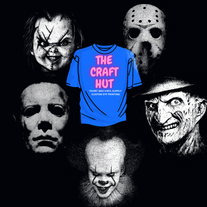 Fall/Halloween DTF Transfer - Horror Guy Faces