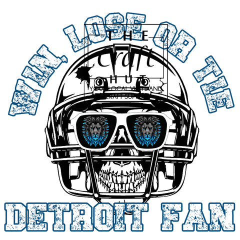 DECAL - Win Lose Tie Detroit Fan til I Die