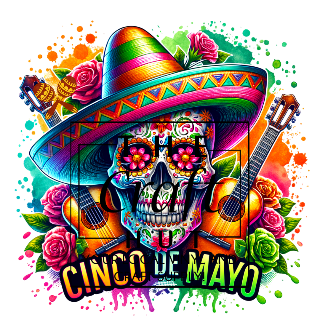 Cinco De Mayo DTF - Cinco Skull