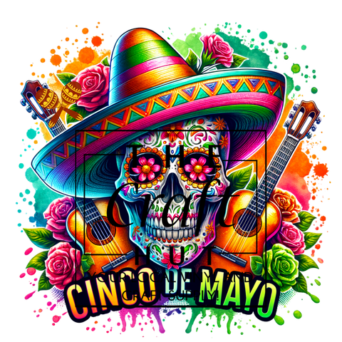 Cinco De Mayo DTF - Cinco Skull