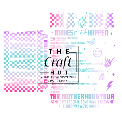 Mothers Day DTF - Mama Tour Front and Back Set