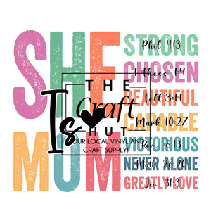 Mothers Day DTF - She Is Mom
