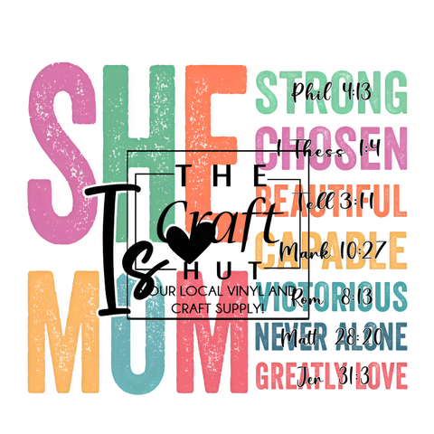 Mothers Day DTF - She Is Mom