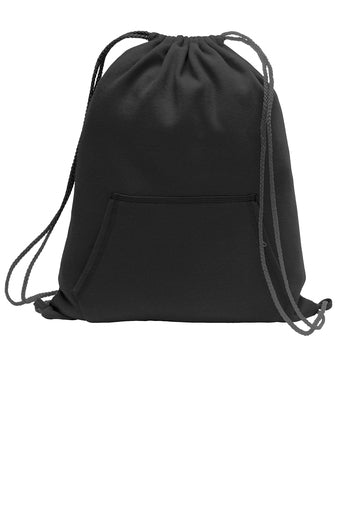 Drawstring sweatshirt cinch bag