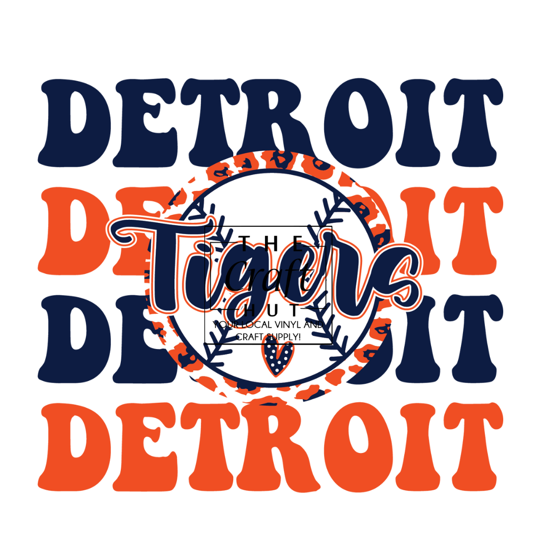 Tigers DTF- Detroit Repeat
