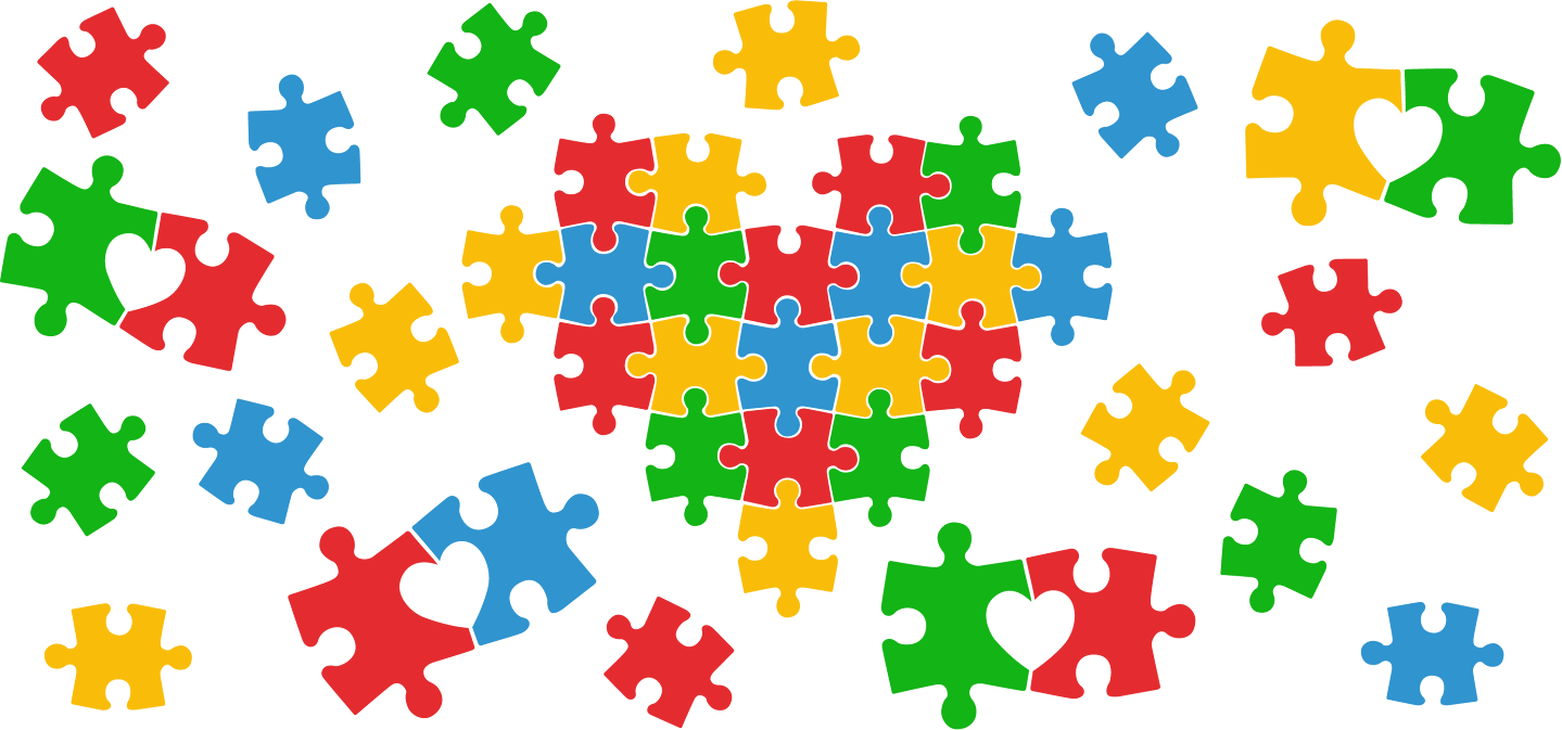 UV DTF Wrap-Puzzle pieces Autism