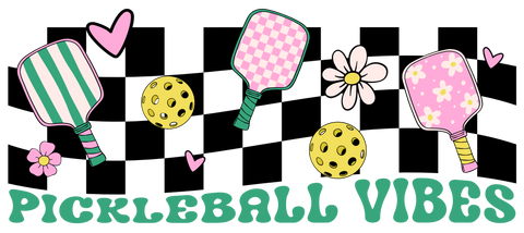 UV DTF Wrap-Pickleball Vibe