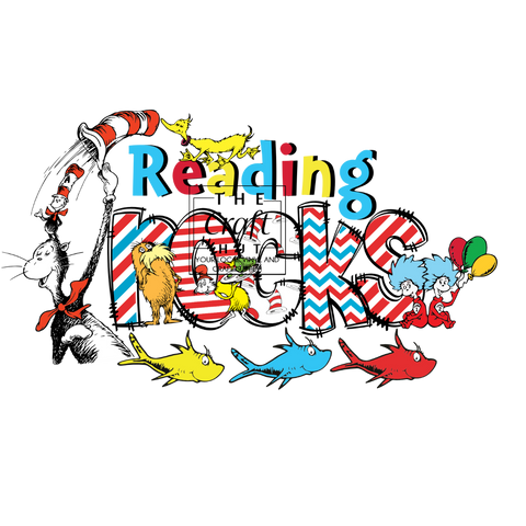 Reading Month DTF- Reading Rocks
