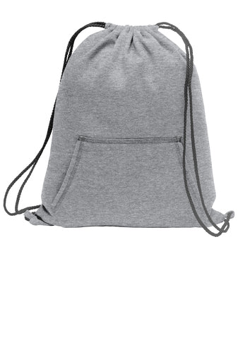 Drawstring sweatshirt cinch bag