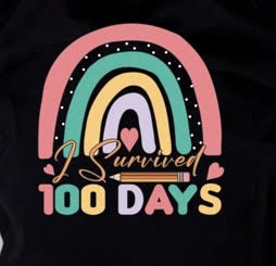 I SURVIVED 100 DAYS- DTF TRANSFER