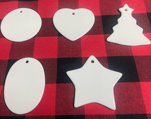 Ceramic Sublimation Ornaments