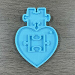 Heart Puzzle Keychain Mold