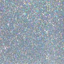 Silver Confetti Glitter HTV