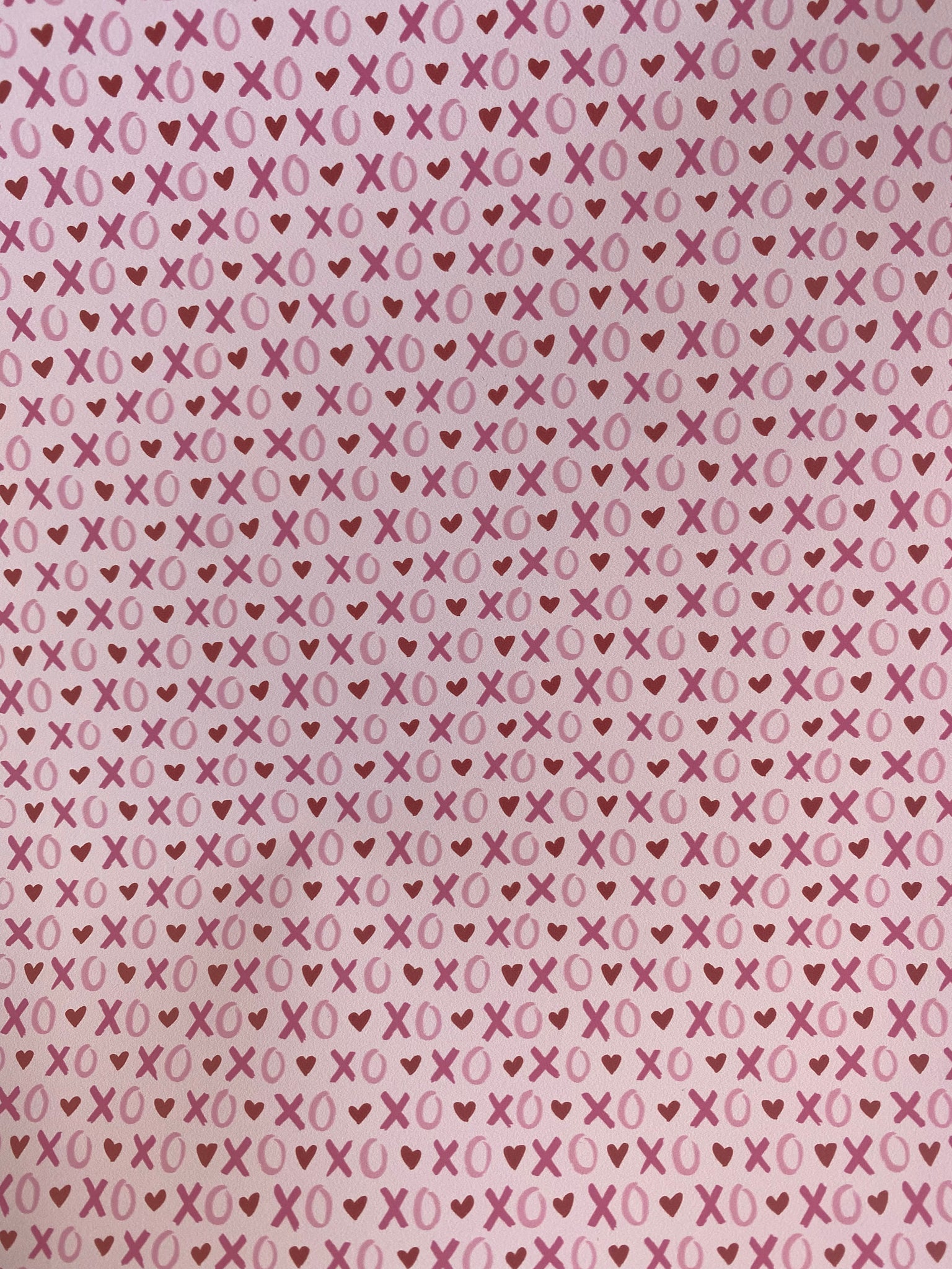 Pink XoXo Pattern HTV