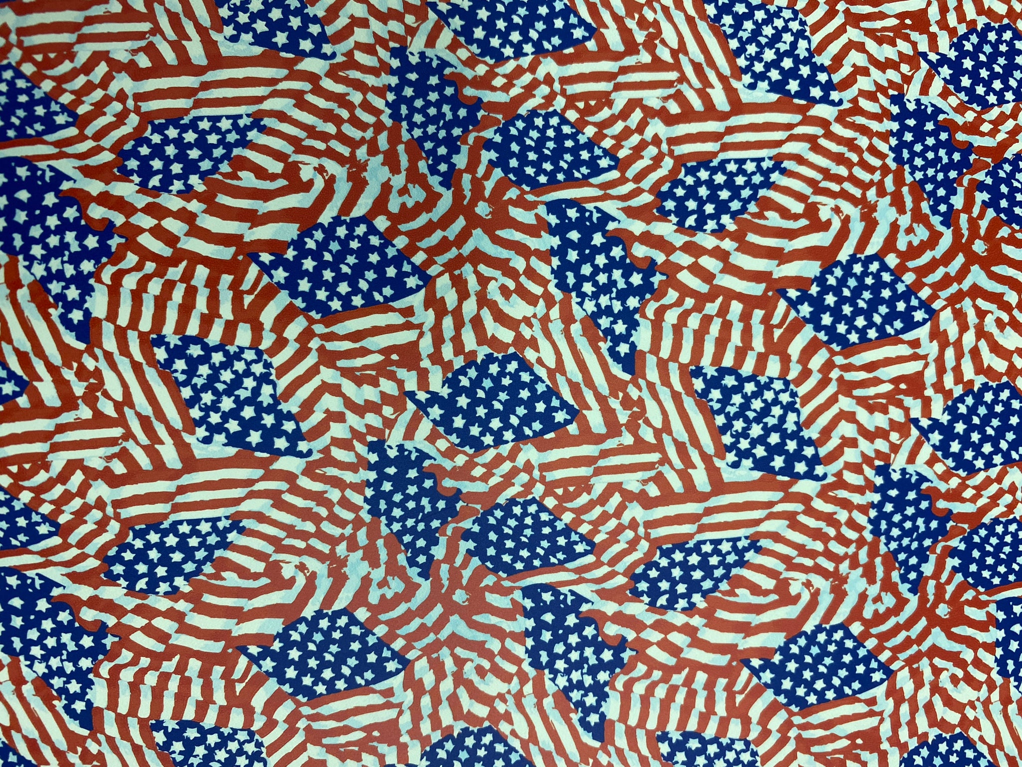 American Flag Pattern HTV