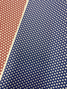 Red or Blue Star Pattern HTV