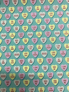 Word Heart Pattern HTV