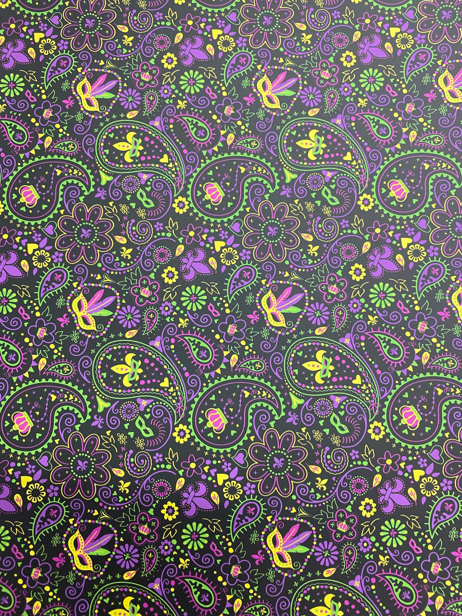 Marci Gras Pattern HTV