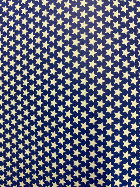 Red or Blue Star Pattern HTV