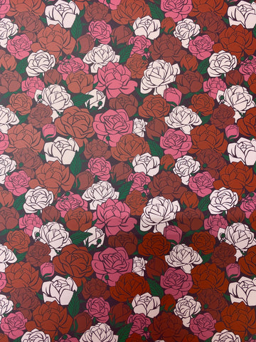 Roses Pattern HTV