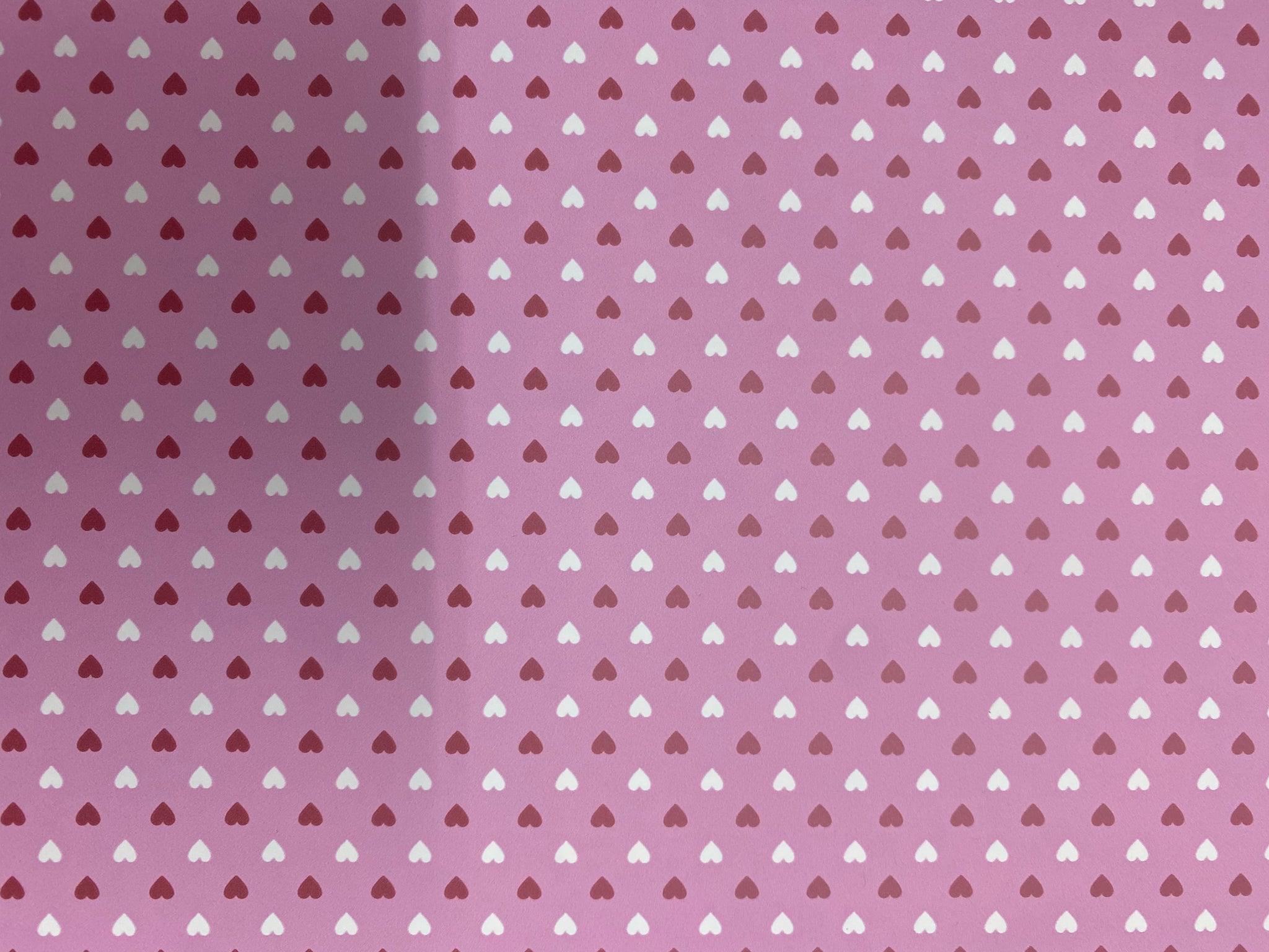 Red and White Heart Pattern HTV