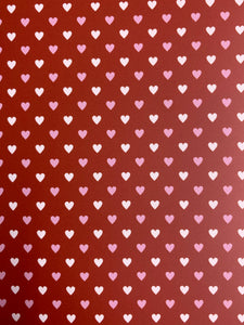 Red and Pink Heart Pattern HTV