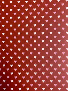 Red and Pink Heart Pattern HTV