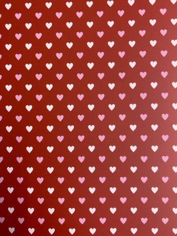 Red and Pink Heart Pattern HTV