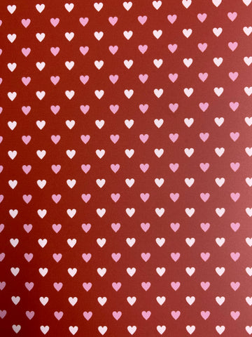 Red and Pink Heart Pattern HTV