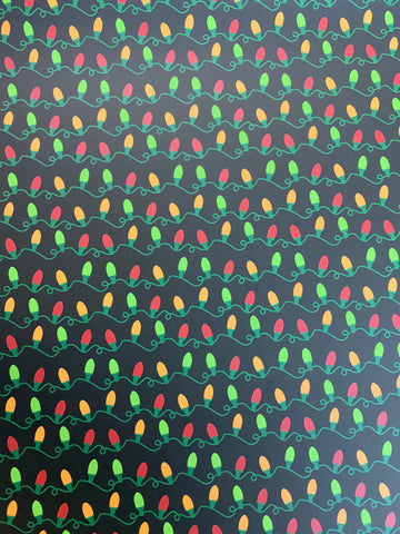 Christmas Lights Pattern HTV